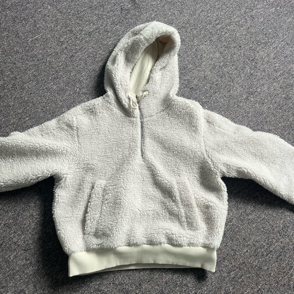 Lululemon Athletica White Sweatshirt Hoodie